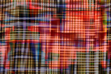 abstract motion color in space