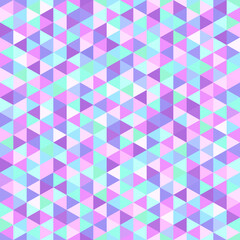 Fototapeta premium Seamless triangle pattern. Abstract geometric wallpaper of the surface. Tiled background. Print for polygraphy, posters, t-shirts and textiles. Mosaic texture