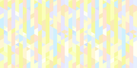 Polygonal background. Seamless mosaic pattern. Abstract geometric wallpaper of the surface. Striped multicolored backdrop. Tiled texture. Print for polygraphy, t-shirts and textiles