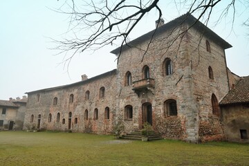 Fototapeta na wymiar Castello di Corneliano Bertario