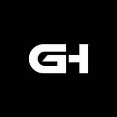 Letter GH Logo Design Template. HG Letter Logo Design