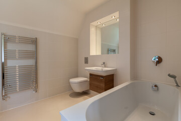 Naklejka na ściany i meble New modern bathroom suite