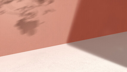 Product background using 3D rendering and geometry. background for products mockup
 presentation. 3d rendering illustration.
