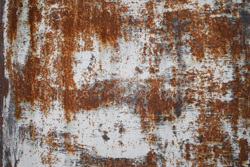 grunge rusty old and dirty metal plate.