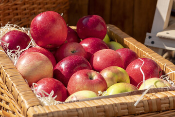 red apples . Group of red apples. Healthy Foods. Organic Products.