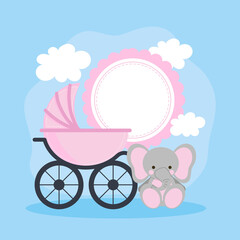 baby greeting card template