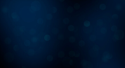 bokeh on dark blue background © Fantastic