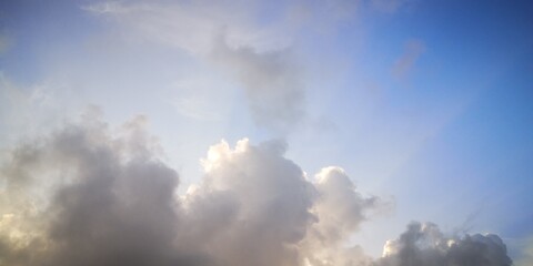 Naklejka na ściany i meble time lapse clouds