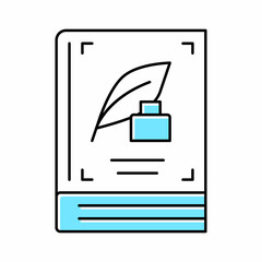 classic genre color icon vector illustration
