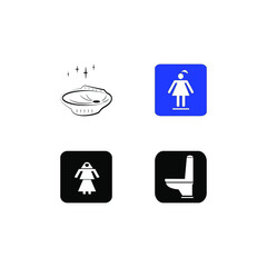 notice in the toilet