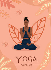 yoga woman poster