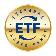 ETF Exchange Traded Funds vector infographic design. Trendy modern flat linear vector ETF icon, ETF collection, outline vector illustration