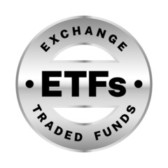 ETF Exchange Traded Funds vector infographic design. Trendy modern flat linear vector ETF icon, ETF collection, outline vector illustration