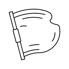 concrete building material line icon vector illustration