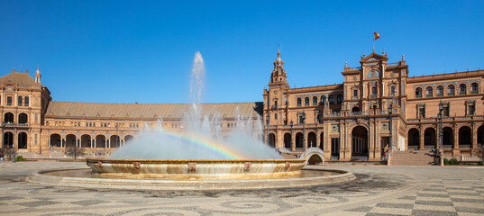 Fototapeta na wymiar Seville- famous Andalusian city in Spain