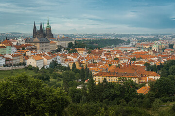 Fototapeta premium Panaroma of Prague, Czech Republic