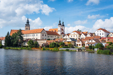 Fototapeta na wymiar Panorama of Telč, Czech Republic