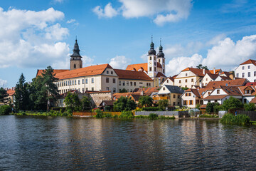Fototapeta na wymiar Panorama of Telč, Czech Republic