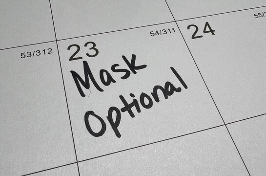 Calendar reminder that some schools will be mask optional at the end of February. 