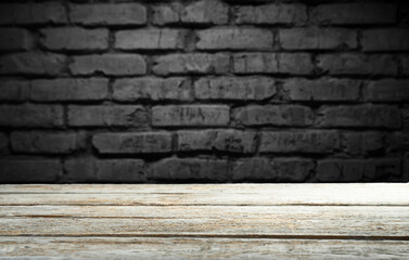 background of barrel and worn old table of wood