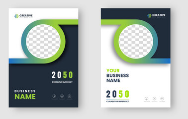 corporate modern Business Book Cover Design Template in A4. Can be use to Brochure, book cover, Annual Report, Corporate Presentation, Portfolio, Flyer, Magazine, Poster, Banner, Website.