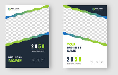 corporate modern Business Book Cover Design Template in A4. Can be use to Brochure, book cover, Annual Report, Corporate Presentation, Portfolio, Flyer, Magazine, Poster, Banner, Website.