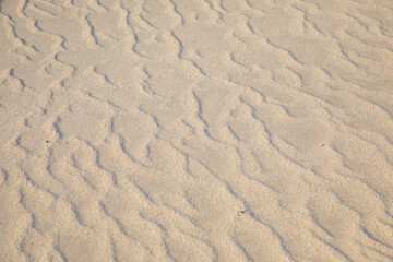 background of sandy beach with soft waves