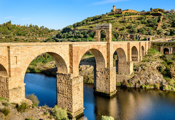 Fototapeta na wymiar Alcantara bridge,caceres,extremadura,spain