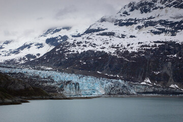 Glaciers - Lamplugh Glacier, Glacier Bay National park, Alaska taken from a  Cruise Ship