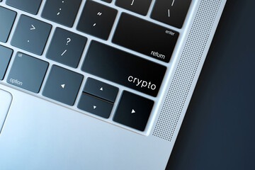 touche de clavier ordinateur " crypto "