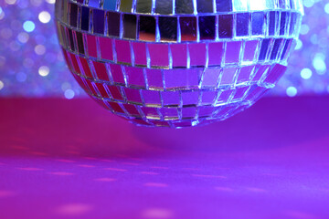 disco ball with background