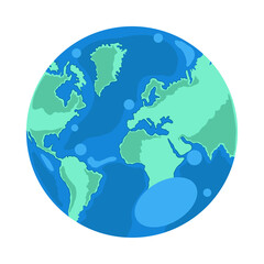 globe map world