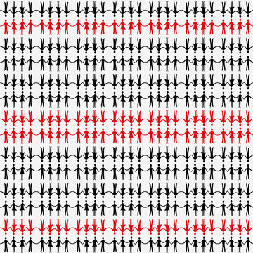 background pattern dolls