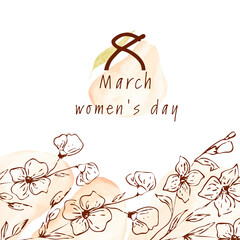 flowers international women's day background, 8 march