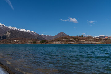Castel San Vincenzo, Molise. The lake