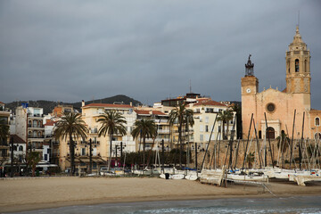 Fototapeta na wymiar Sitges view, Catalonia, Spain