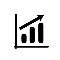 Business and investment. Bar charts, chart icons. Editable vectors.