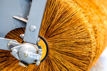Obraz premium street cleaner at a sidewalk