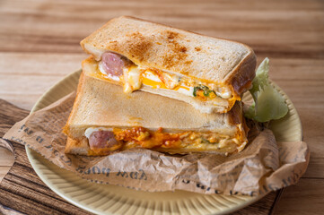 ホット卵サンド