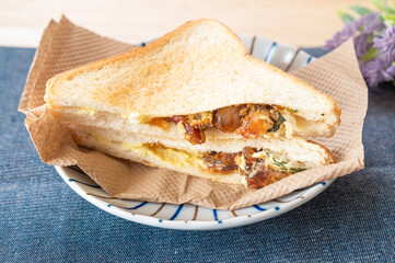 自家製さばサンド