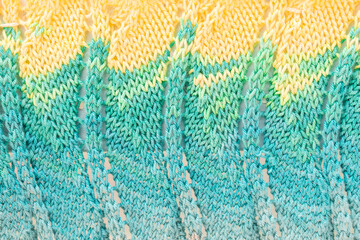 Knitted pattern, beautiful background