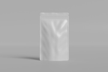 Blank stand-up pouch mockup