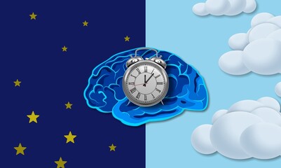 The circadian rhythms are controlled by circadian clocks or biological clock concept