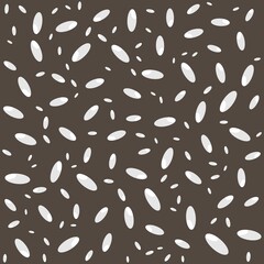 Rice random pattern background. Vector illustration.