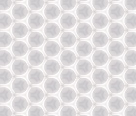 Abstract white grid polygonal pattern background. For wall floor tiles, covers, fabric.