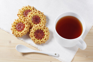 Cookies and cup of tea