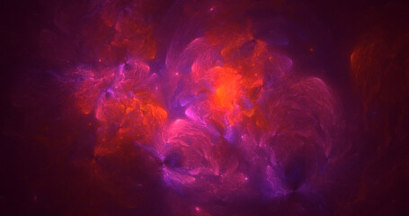 Obraz na płótnie Canvas 3D rendering abstract colorful fractal light background