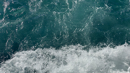 water flowing into the water