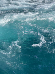 Fototapeta na wymiar blue sea wave