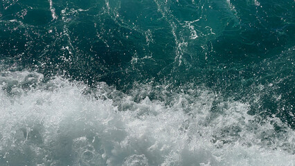 water flowing into the water